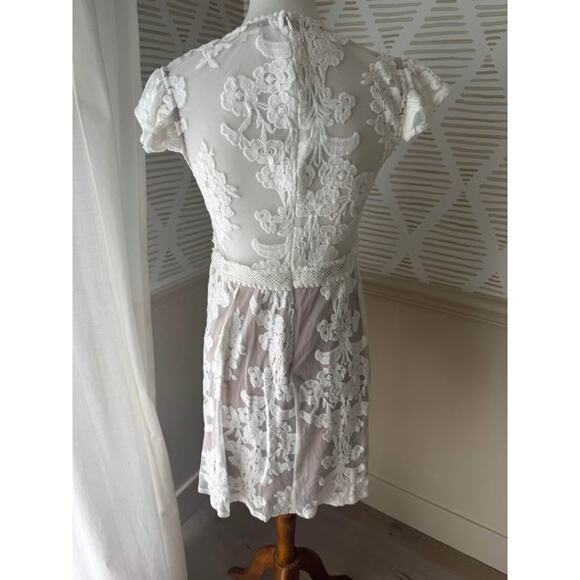 Main Strip Women’s Large Lace Mini Dress - Picture 4 of 6